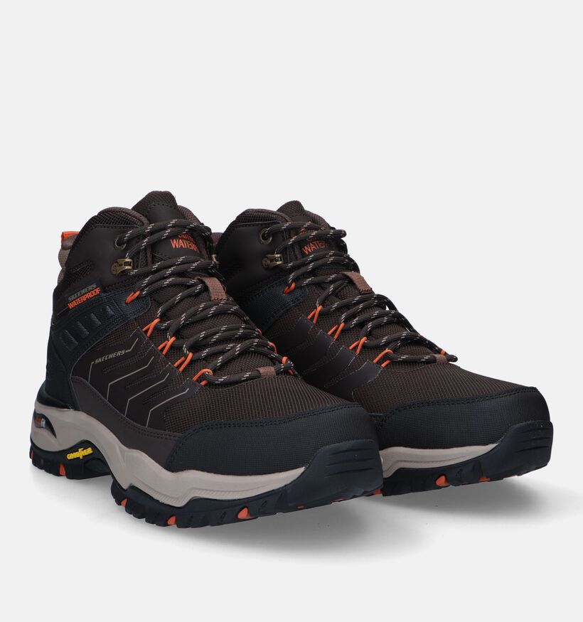 Skechers Arch Fit Dawson Raveno Bruine Wandelschoenen voor heren (346788) - geschikt voor steunzolen