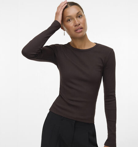Vero Moda T-shirts Bruin