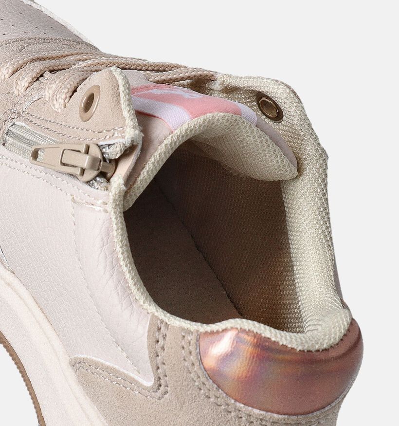 Milo & Mila Baskets basses en Beige pour filles (354175) - pour semelles orthopédiques