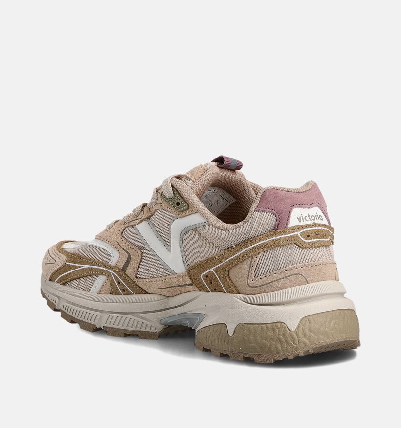 Victoria Beige Sneakers voor dames (361889) - geschikt voor steunzolen