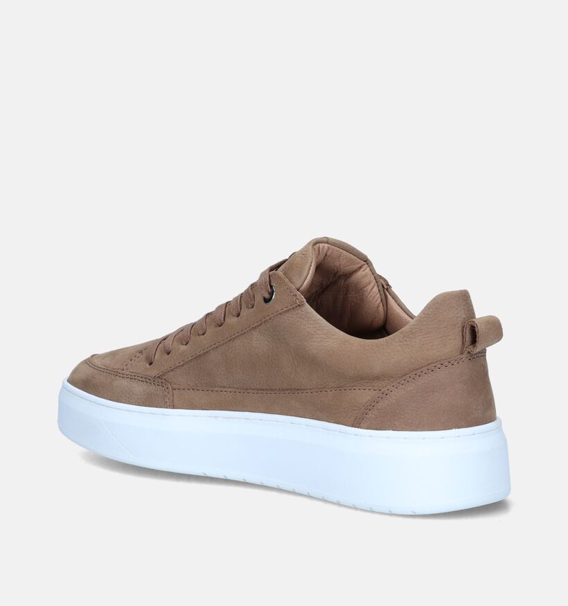 Via Borgo Enzo Taupe Veterschoenen voor heren (339280) - geschikt voor steunzolen