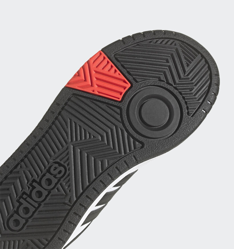 adidas Hoops 3.0 Witte/Zwarte Sneakers voor meisjes, jongens (366023) - geschikt voor steunzolen