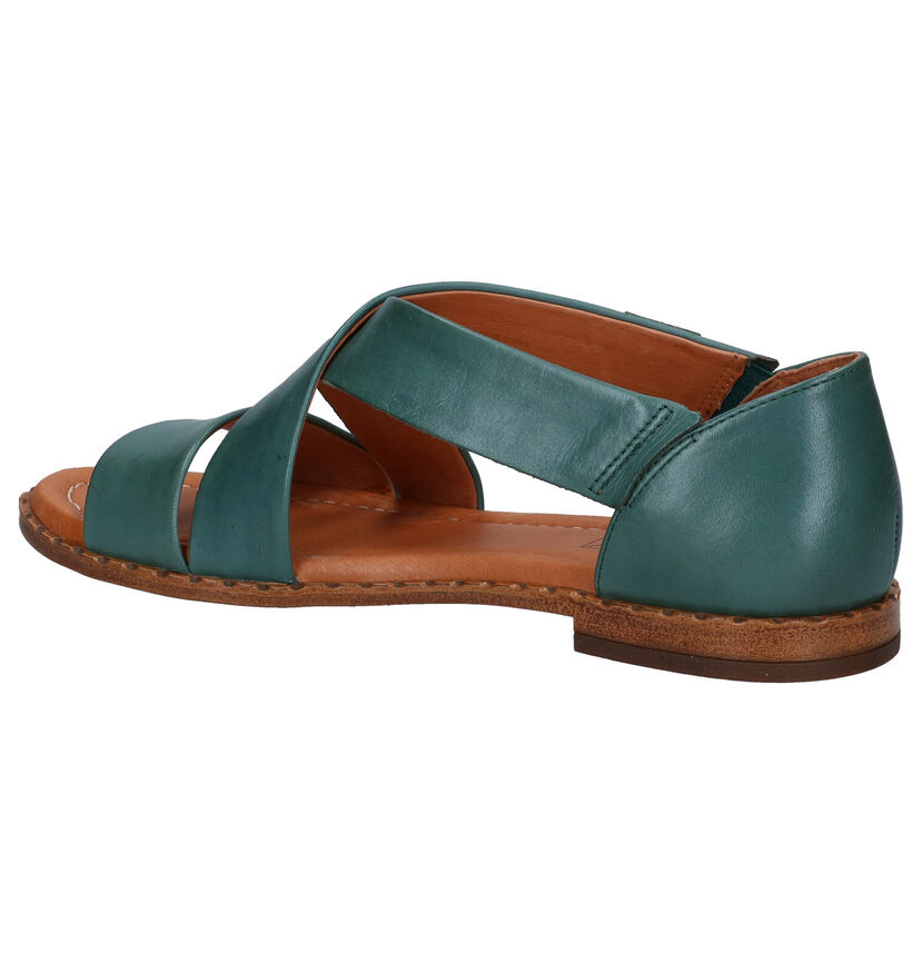 Pikolinos Algar Oranje Sandalen in leer (289249)
