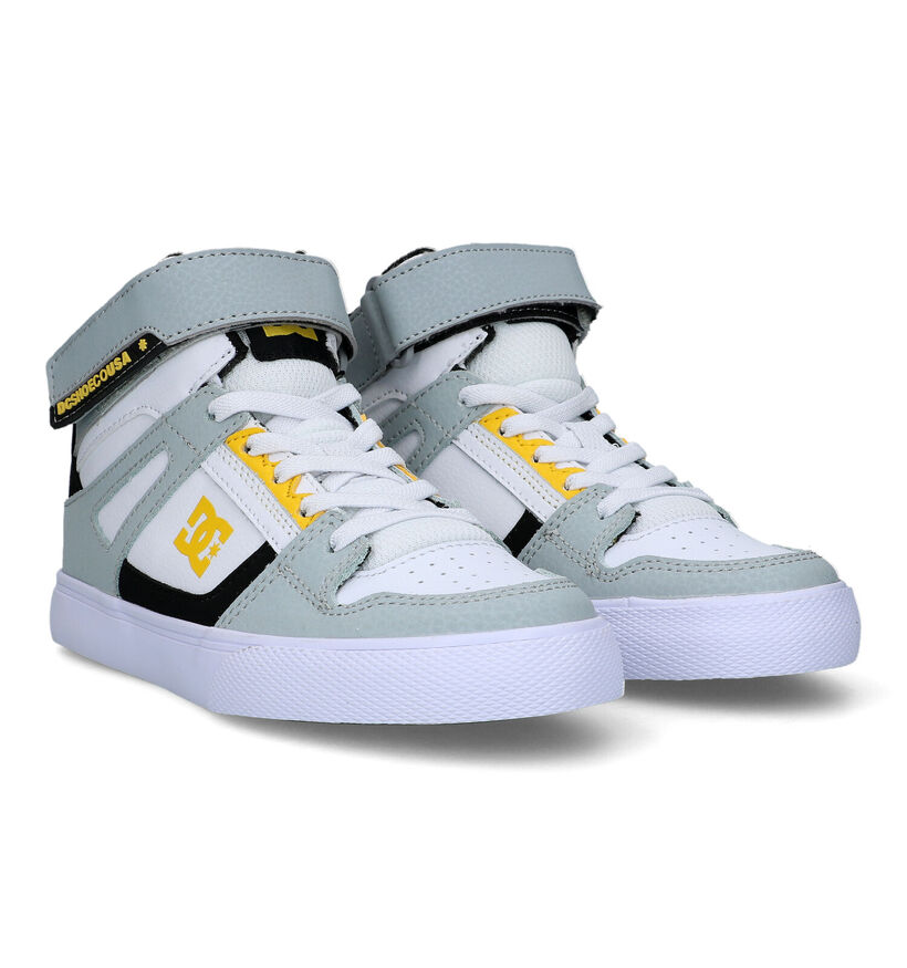 DC Shoes Pure High Top Grijze Sneakers voor jongens (319508)