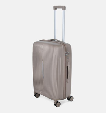 Love To Travel Reiskoffers Zwart/Taupe/Rood/Groen