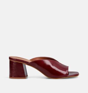 Laurent David Nu-pieds &agrave; talons en Bordeaux pour femmes (373550)
