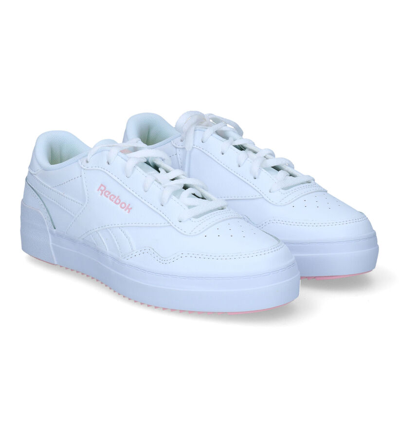 Reebok Royal Techque Bold Witte Sneakers in kunstleer (302671)