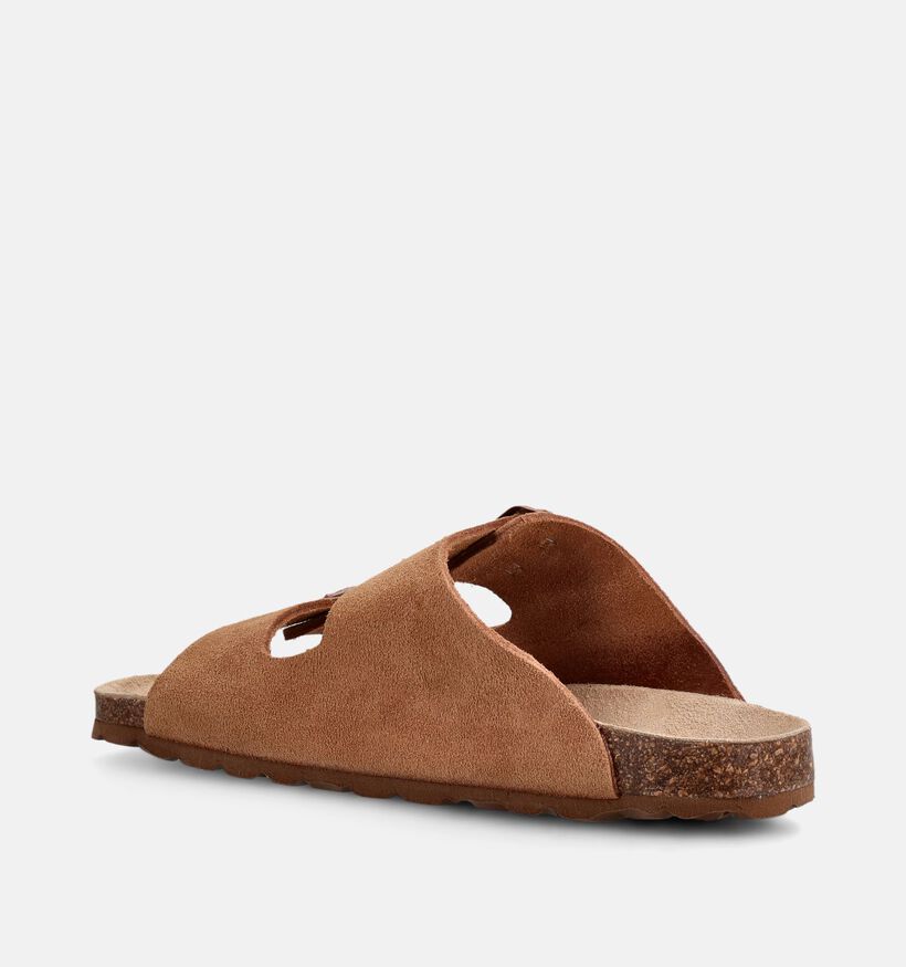 Milo & Mila Lichtbruine Slippers voor jongens, meisjes (373085)