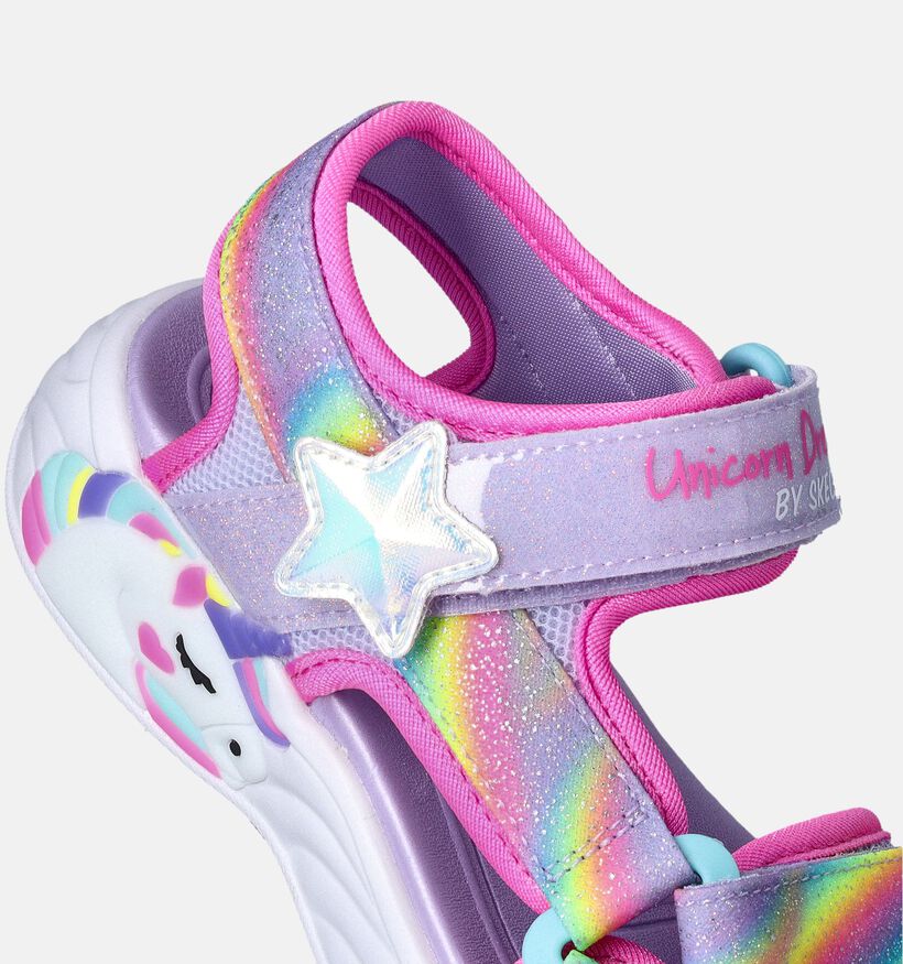Skechers Unicorn Dreams Sandales en Rose pour filles (361574)