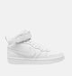 Nike Court Borough MID 2 GS Witte Sneakers voor jongens, meisjes (347940)