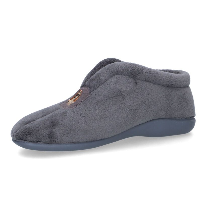 Hush Puppies Olifan Pantoufles en Gris pour femmes (345569)
