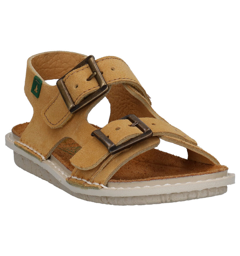 El Naturalista Recyclus Gele Sandalen in nubuck (284413)