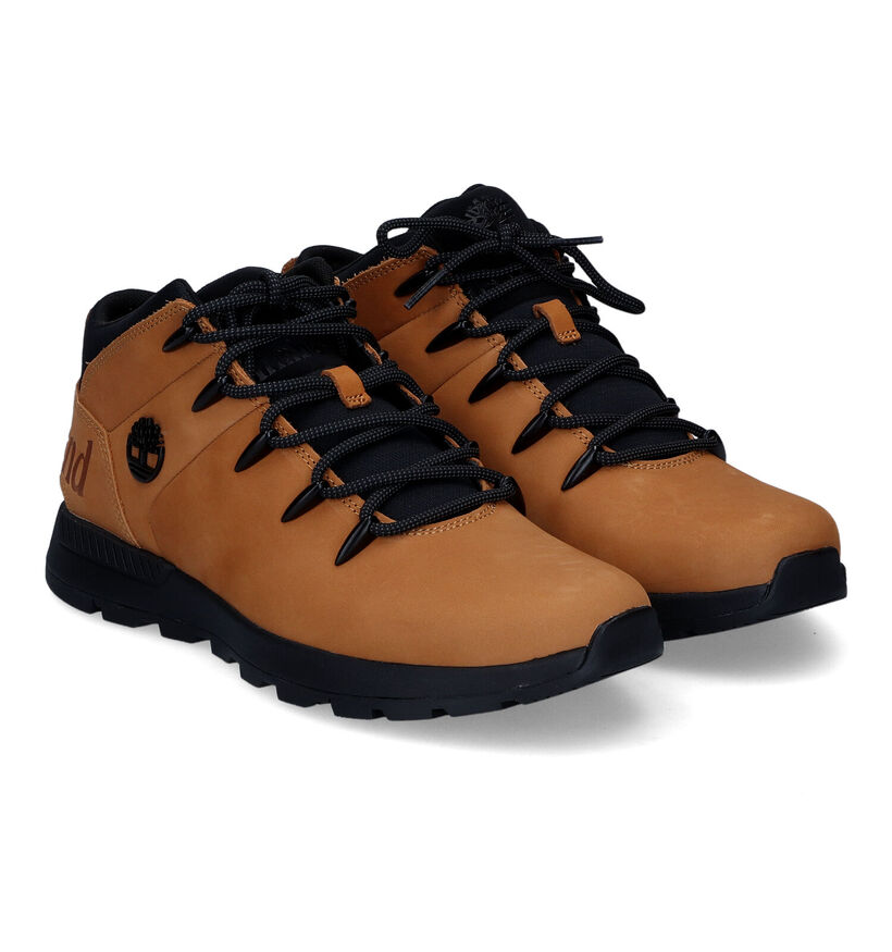 Timberland Sprint Trekker Mid Bottines en Noir pour hommes (345037) - pour semelles orthopédiques