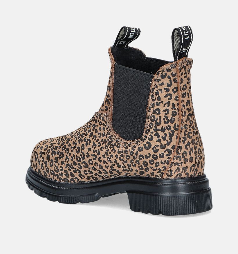LIEWOOD Daria Leather Bottes en Brun pour filles (345300) - pour semelles orthopédiques