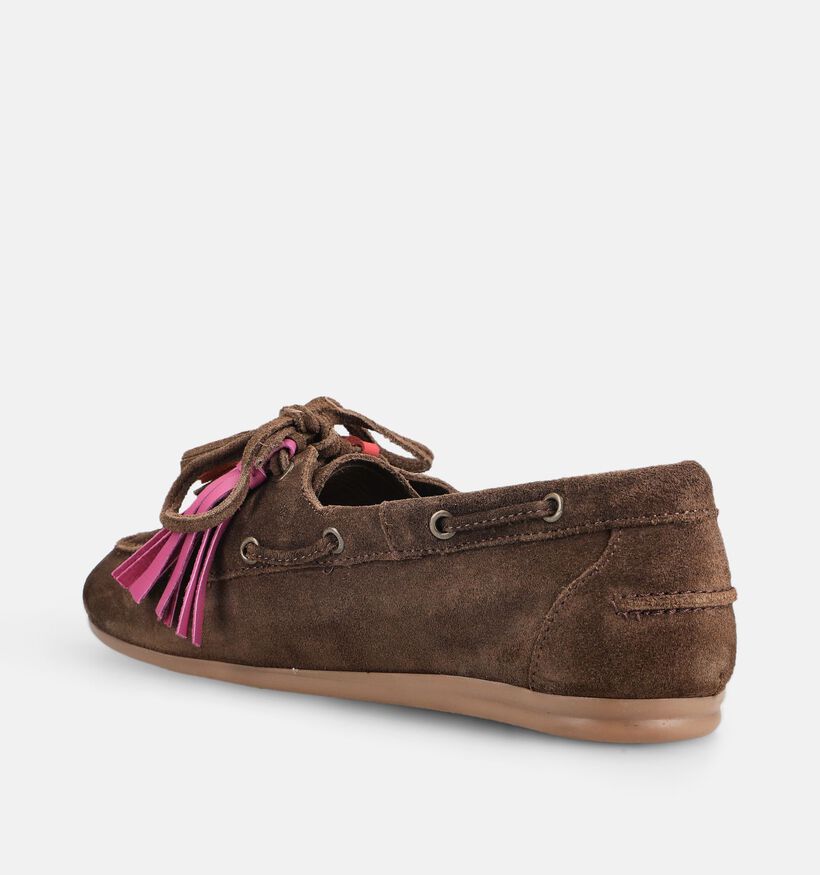 PS Poelman Bruine Bootschoenen voor dames (381328)