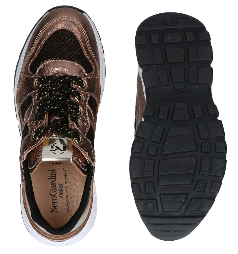 NeroGiardini Bronzen Sneakers in leer (282162)