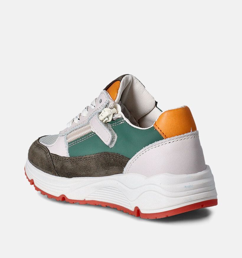 Little David Gerry B Chaussures à lacets en Vert pour garçons (355375)