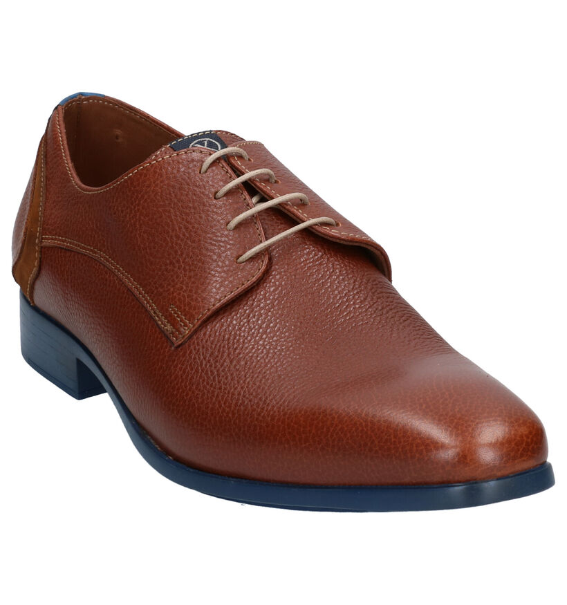 Ambiorix Edwin Chaussures habillées en Cognac en cuir (274883)