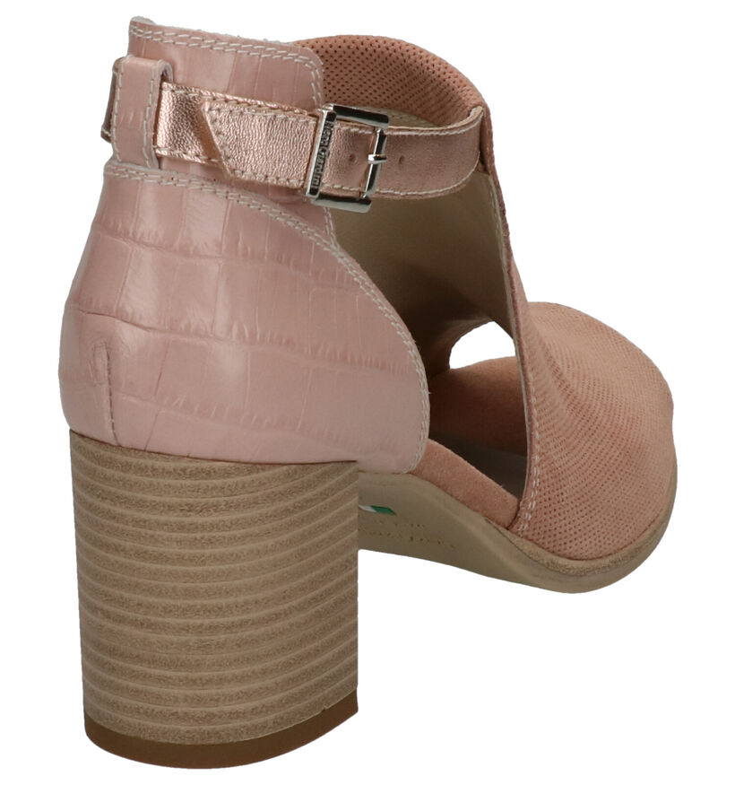 NeroGiardini Taupe Hoogfront Sandalen in daim (292536)