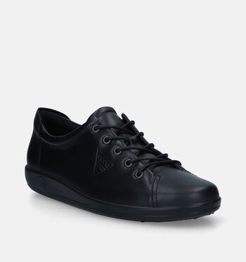 ECCO Soft Lage schoenen Zwart/Wit