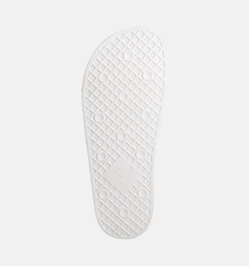 Lyle & Scott Slider Claquettes en Blanc pour hommes (354482)