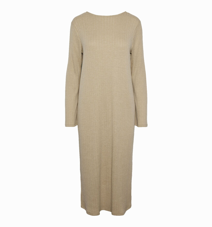 Pieces Lena Robe maxi en Beige pour femmes (342015)