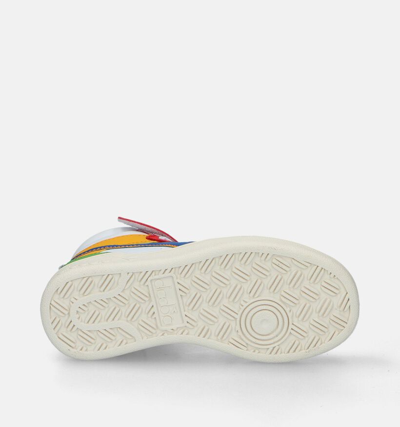 Diadora Magic Basket MID GS Baskets en Blanc pour filles, garçons (336223)