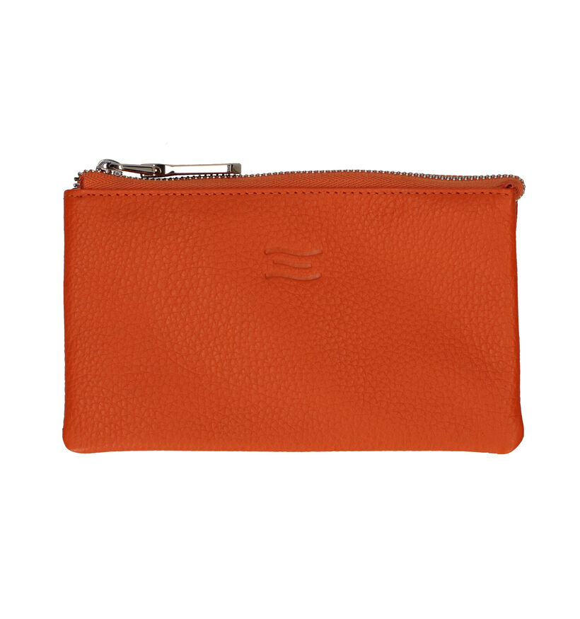 Crinkles Porte-monnaie en Noir en cuir (329761)