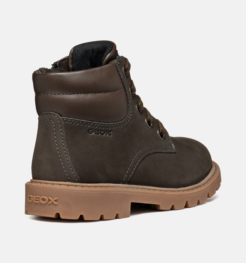 Geox Shaylax Bruine Bottines voor jongens (344554) - geschikt voor steunzolen