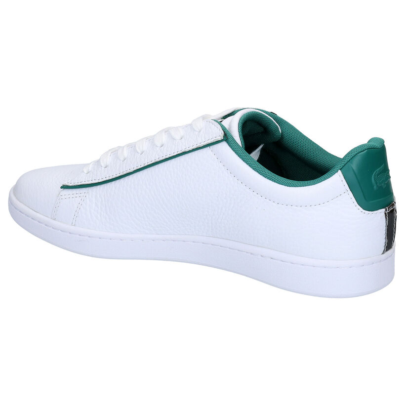 Lacoste Carnaby Evo Witte Sneakers in leer (266918)