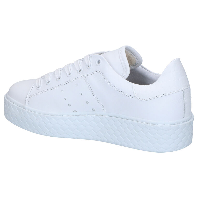 Tango Bibi Witte Sneakers in leer (273018)