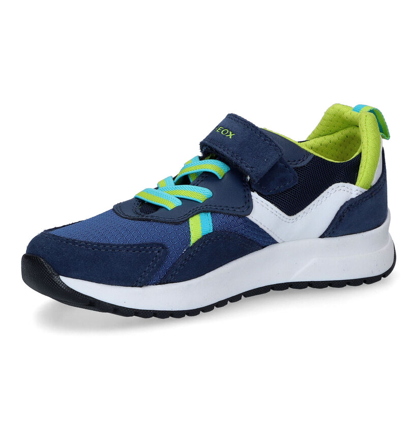 Geox Briezee Blauwe Sneakers voor jongens (311047) - geschikt voor steunzolen