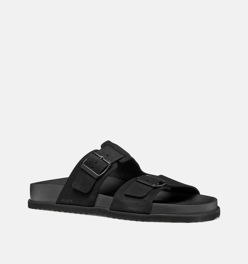 Geox Parnaiba Zwarte Slippers voor heren (367994)