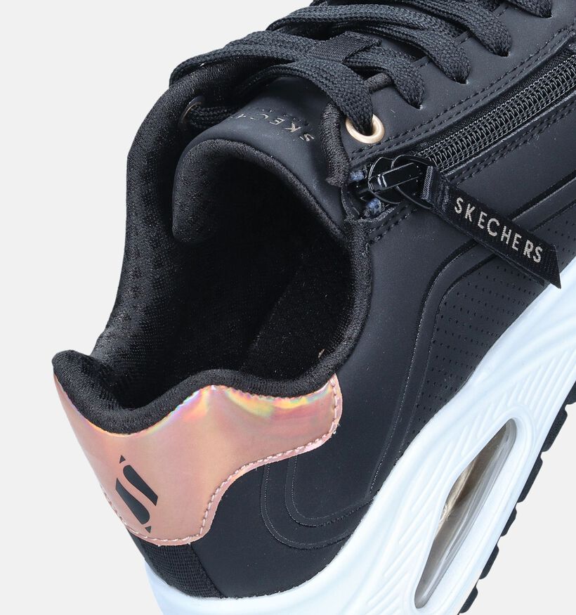 Skechers Uno Gen1 Zwarte Sneakers voor meisjes (350337)