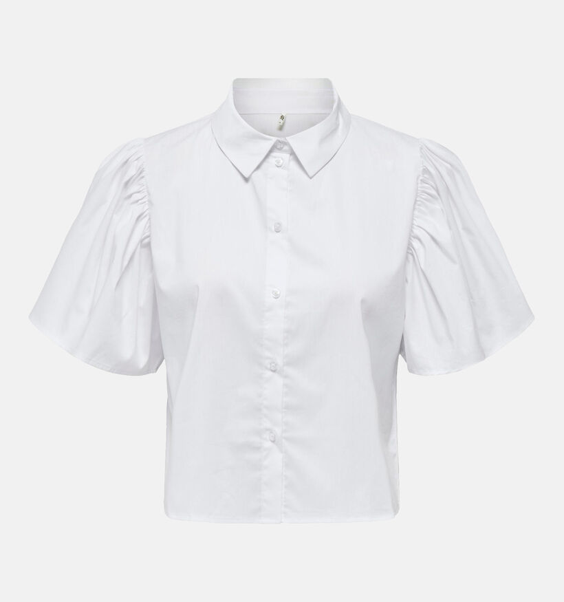 JDY Melanie Witte Blouse met Pofmouwen (327118)