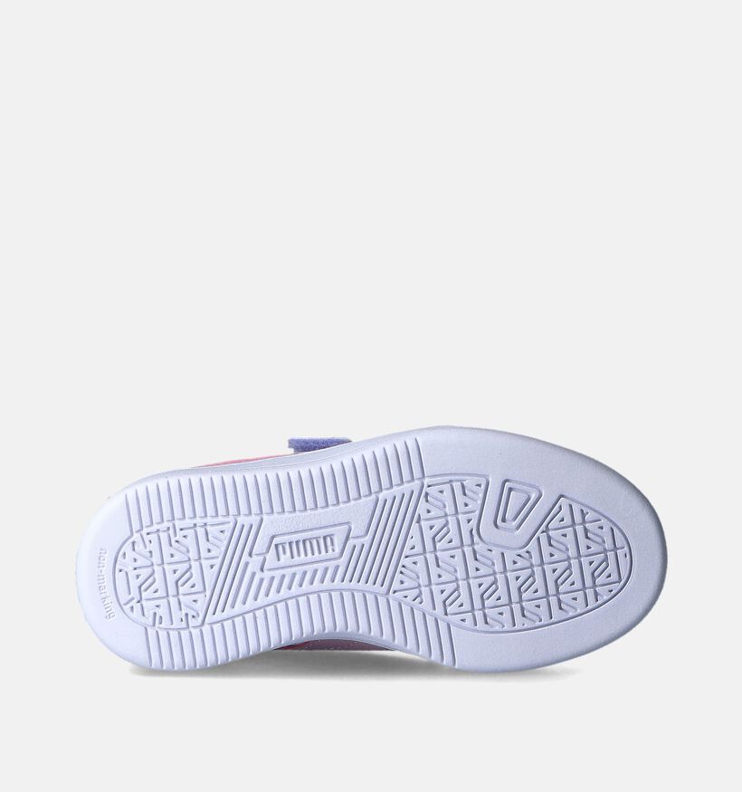Puma Caven 2.0 block AC Lila Sneakers voor jongens, meisjes (350387) - geschikt voor steunzolen