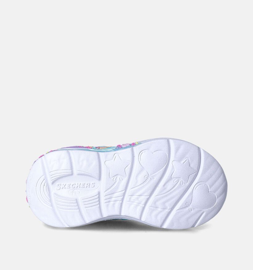 Skechers My Dreamers Mermaid Baskets en Bleu pour filles (361555)