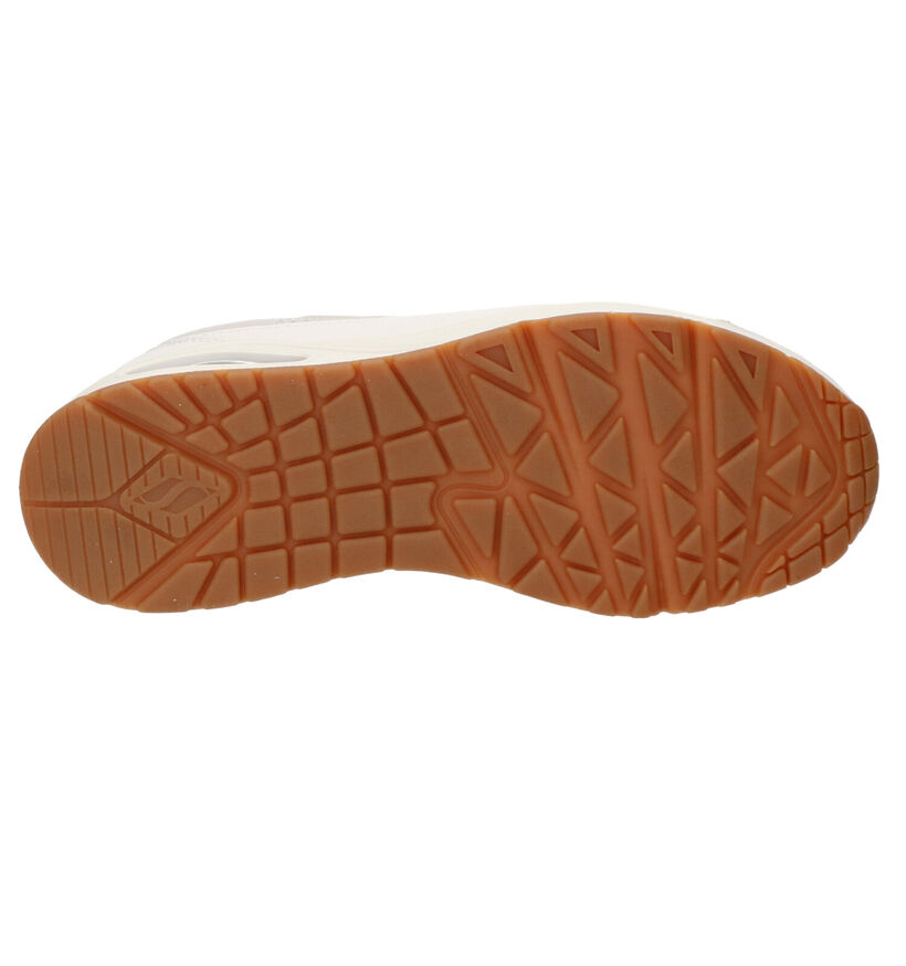 Skechers Uno Roundabout Baskets en Blanc en daim (254208)