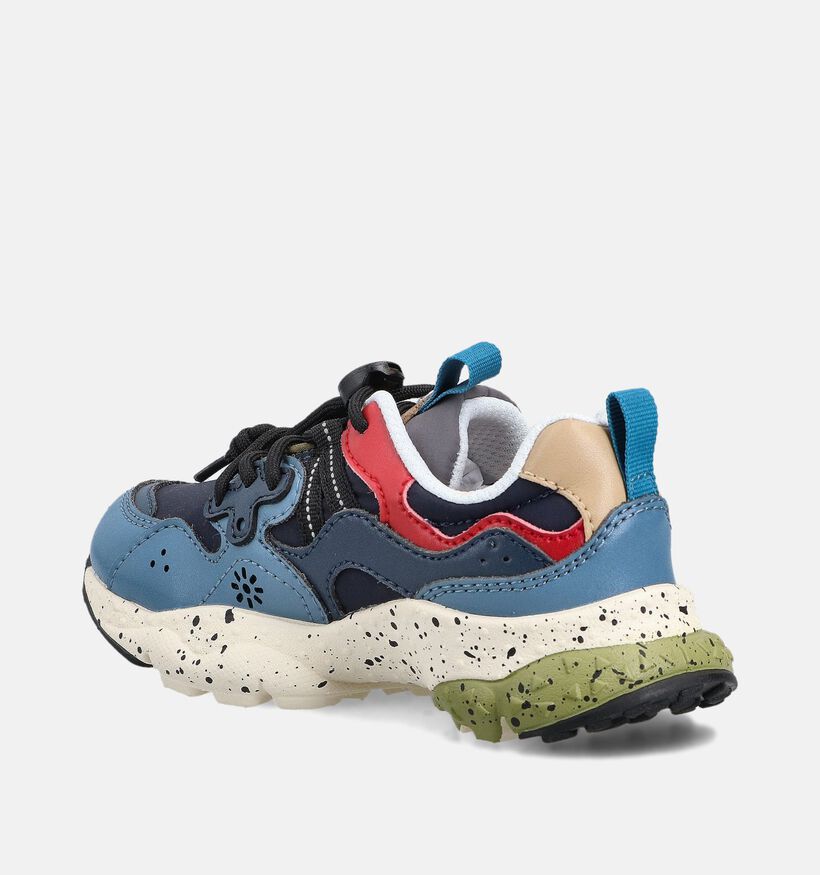 Naturino x Flower Mountain Yamano 3 Chaussures à enfiler en Bleu pour filles, garçons (364150) - pour semelles orthopédiques