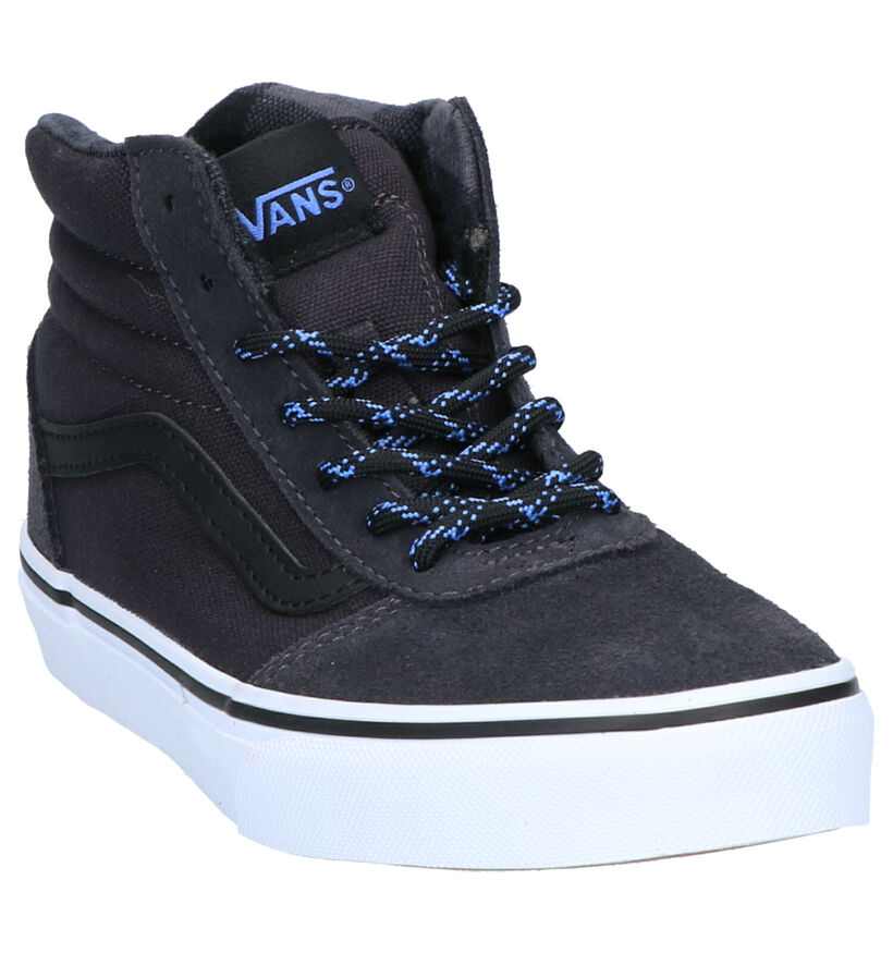 Vans Ward Hi Grijze Skateschoenen in daim (264175)