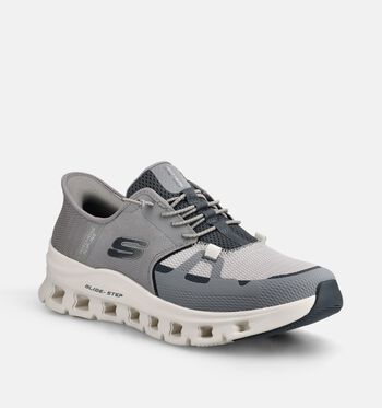 Skechers Glide-Step Low Baskets Noir/Blanc/Taupe/Bleu/Vert/Gris