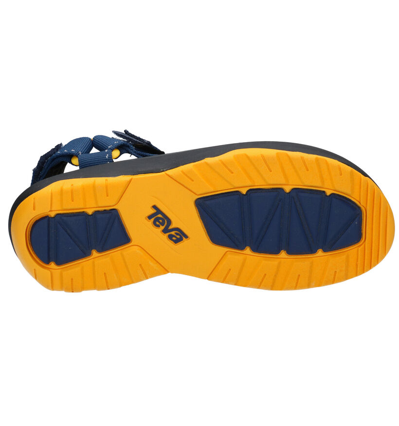 Teva Hurricane Sandales en Bleu en textile (286623)