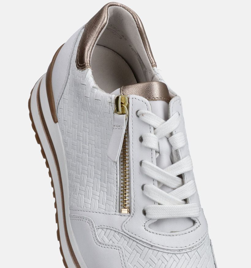 Gabor Baskets sportives en Blanc pour femmes (368372) - pour semelles orthop&eacute;diques