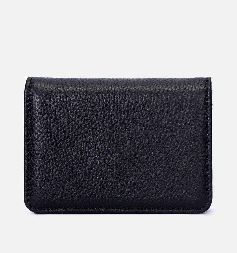 Crinkles Porte-monnaie zippé en Noir pour femmes (365768)