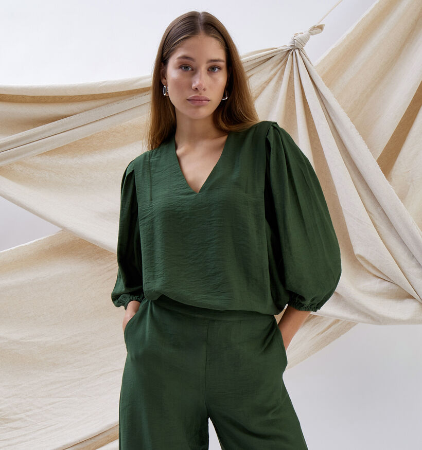 Minus Seria Blouse en Vert pour femmes (359843)