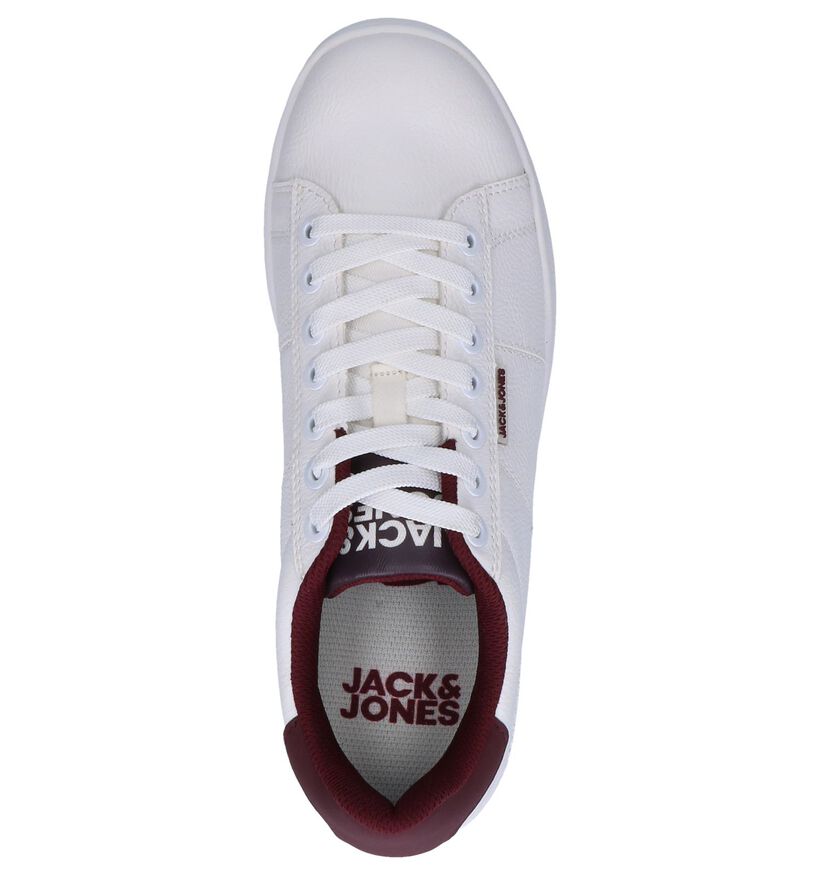Witte Sneakers Jack & Jones Bane PU in kunstleer (252830)