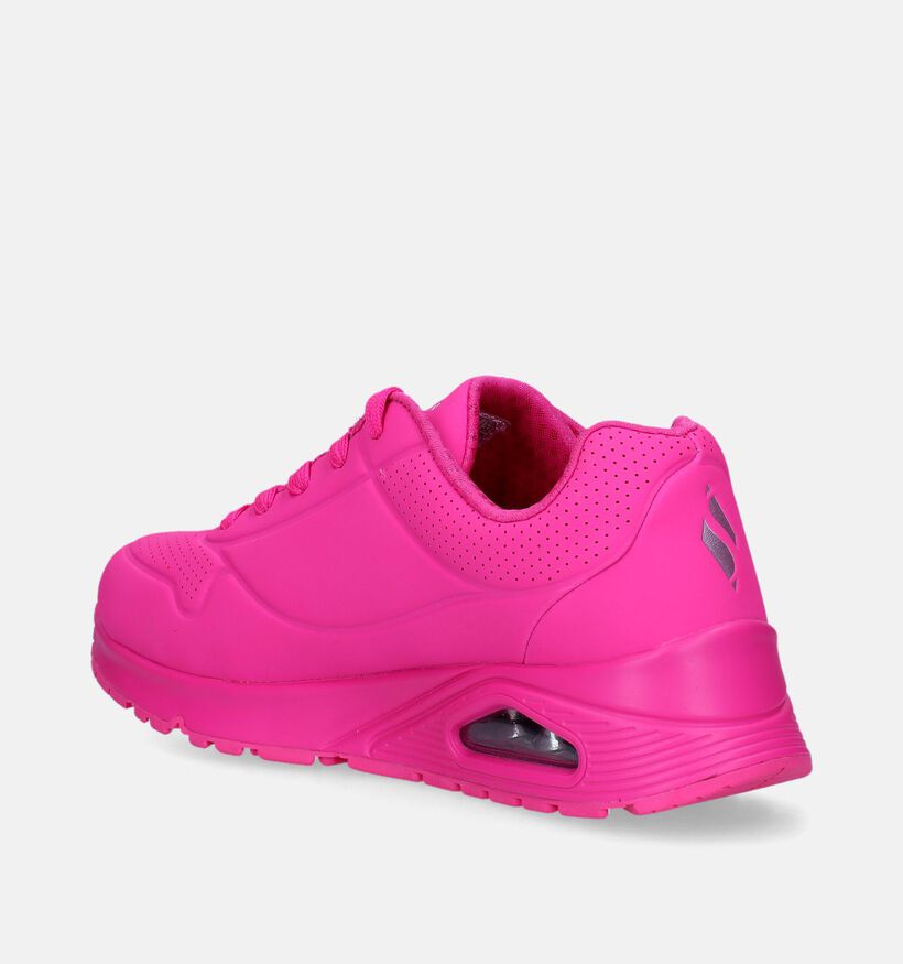 Skechers Uno Fuchsia Sneakers voor meisjes (335757)