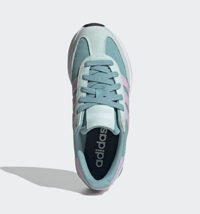 adidas RUN 70s 2.0 Baskets basses en Bleu/Rose pour filles (359675)