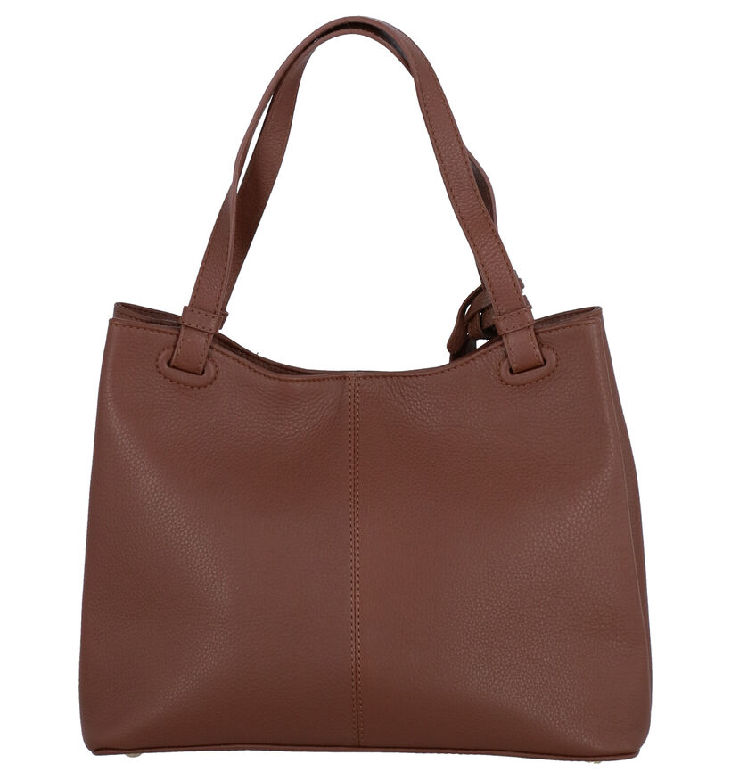 Crinkles Blauwe Schoudertas in leer (311196)