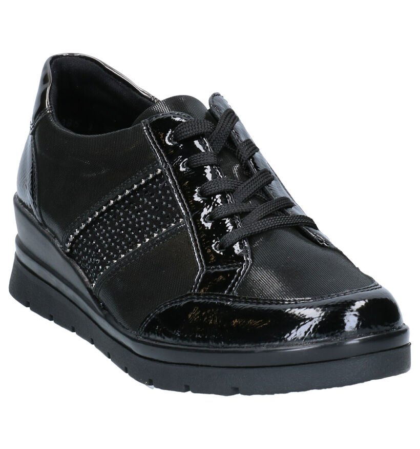 Remonte Chaussures à lacets en Noir en simili cuir (260584)